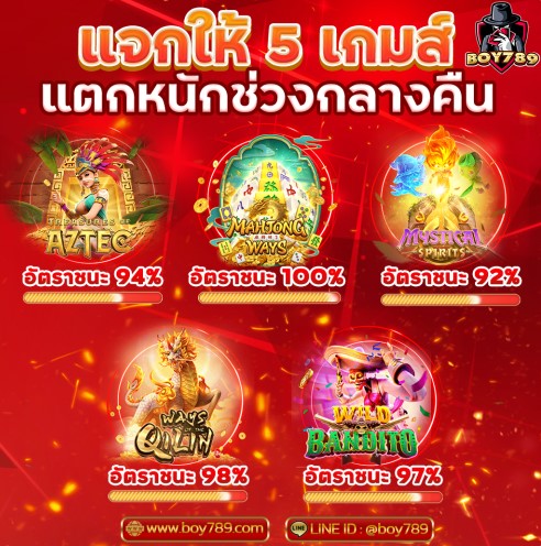 5เกมสล็อตออนไลน์